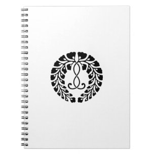 Caderno Espiral Kujo glicínias