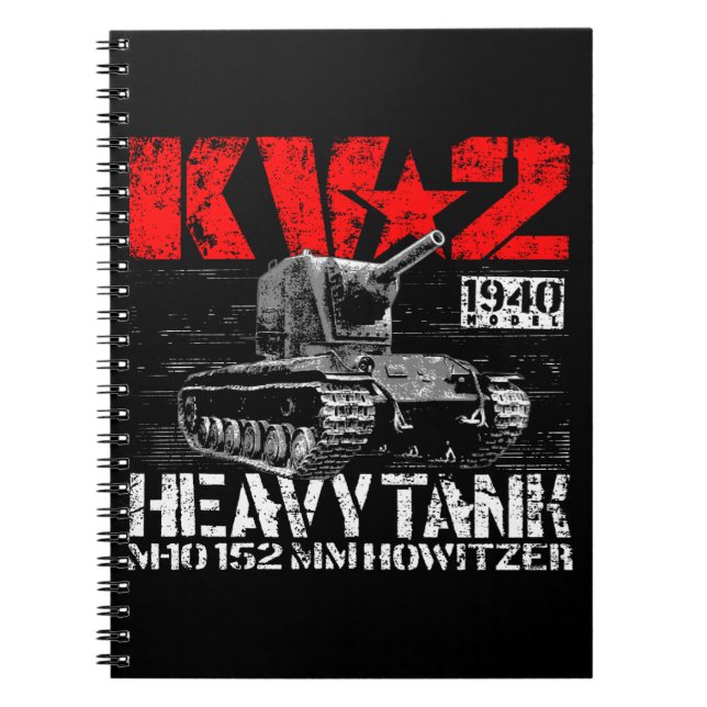 Caderno Espiral KV-2 Tanque pesado soviético (Frente)