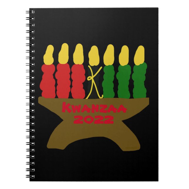 Caderno Espiral Kwanzaa Art (Frente)