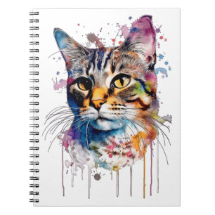 Caderno Espiral La belleza felina