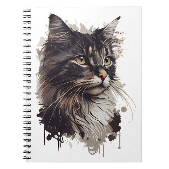 Caderno Espiral La Elegancia felina en tu vida (Frente)