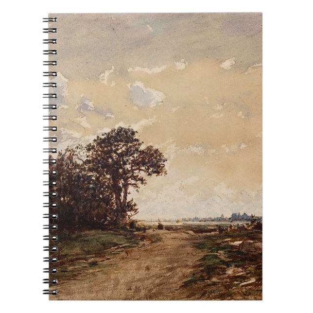 Caderno Espiral La Forêt De Fontainebleau Aux Environs De Barbizon (Frente)