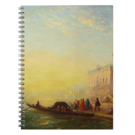Caderno Espiral La Gondole, Quai Des Esclavons - Félix Ziem