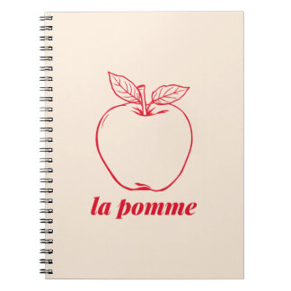 Caderno Espiral la pomme