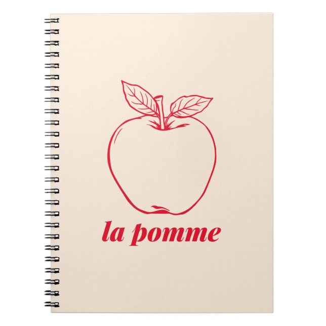 Caderno Espiral la pomme (Frente)
