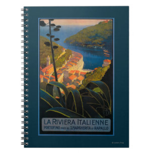 Caderno Espiral La Riviera Italienne