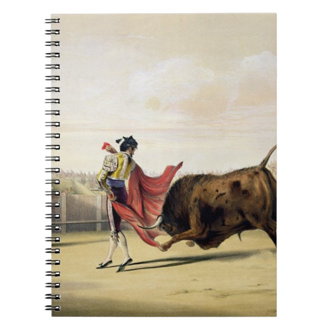 Caderno Espiral La Suerte de la Capa, 1865 (litho da cor) (Frente)