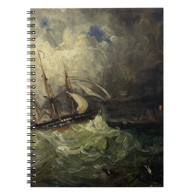 Caderno Espiral La Tempête - Félix Ziem (Frente)