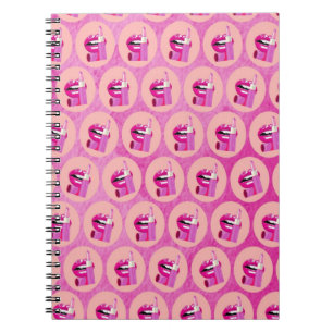Caderno Espiral Lábios