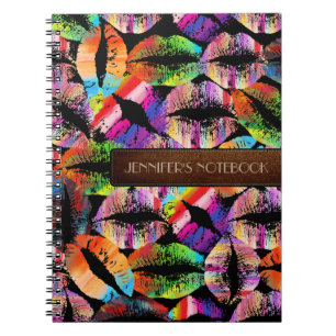 Caderno Espiral Lábios na moda nº 20