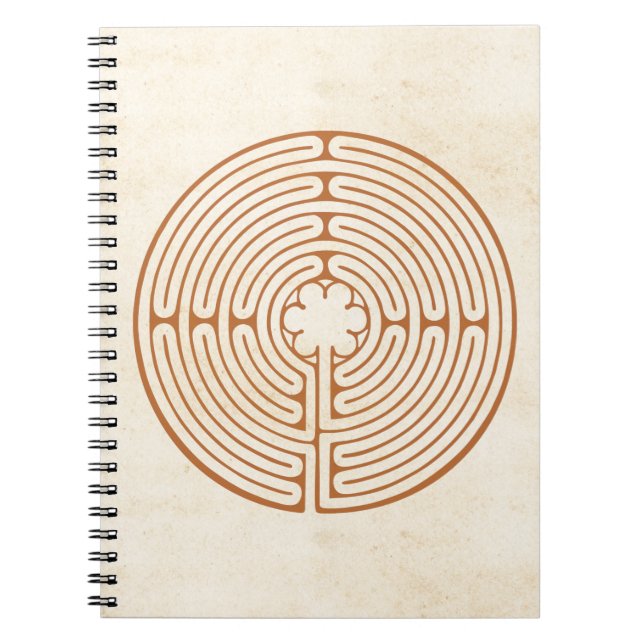 Caderno Espiral Labirinto de Chartres (Frente)