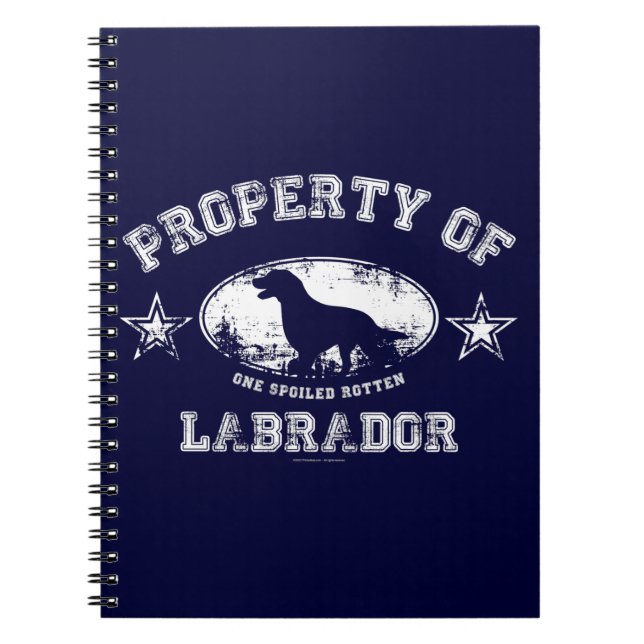 Caderno Espiral Labrador (Frente)