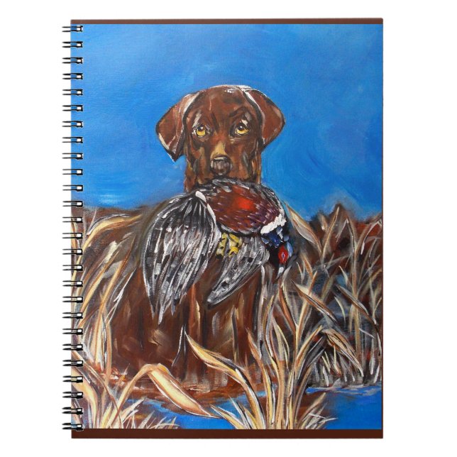 CADERNO ESPIRAL LABRADOR CHOCOLATE (Frente)