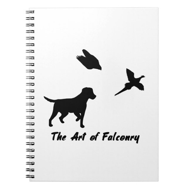 Caderno Espiral Labrador e Falconry (Frente)