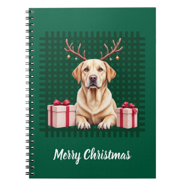 Caderno Espiral Labrador Reindeer (Frente)