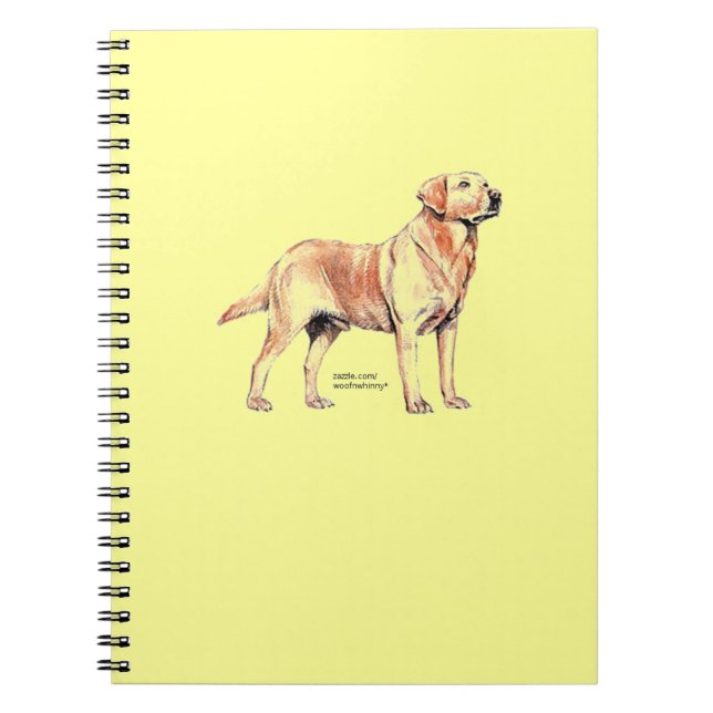 Caderno Espiral Labrador Retriever (Frente)