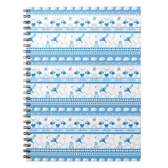 Caderno Espiral Labrador Retriever Guide Dog Tale Plain Notebook (Frente)