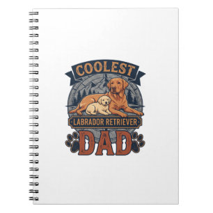 Caderno Espiral Labrador Retriever Pai Mais Legal Cachorro Montanh