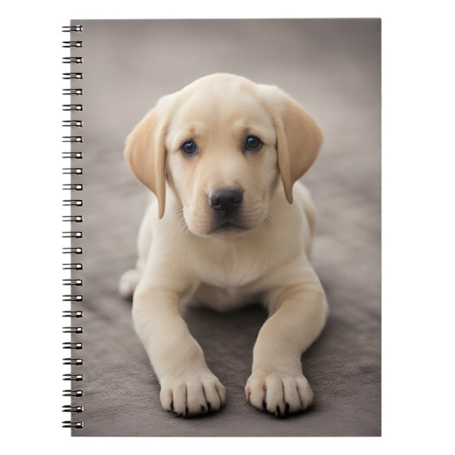 Caderno Espiral Labrador Retriever Puppy (Frente)