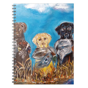 CADERNO ESPIRAL LABRADORES RETRIEVERS