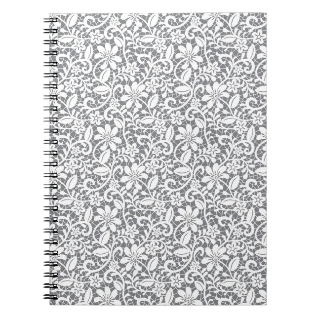 Caderno Espiral Laço branco 1 (Frente)