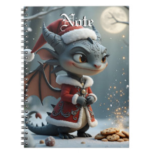 Caderno Espiral Ladrão de Biscoitos ao Luar – O Dragão Cinza do Na