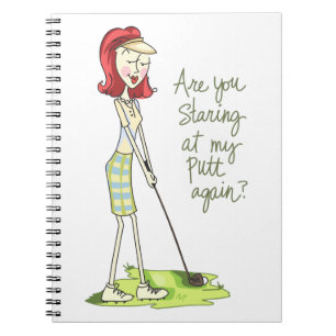 Caderno Espiral Lady Golfer
