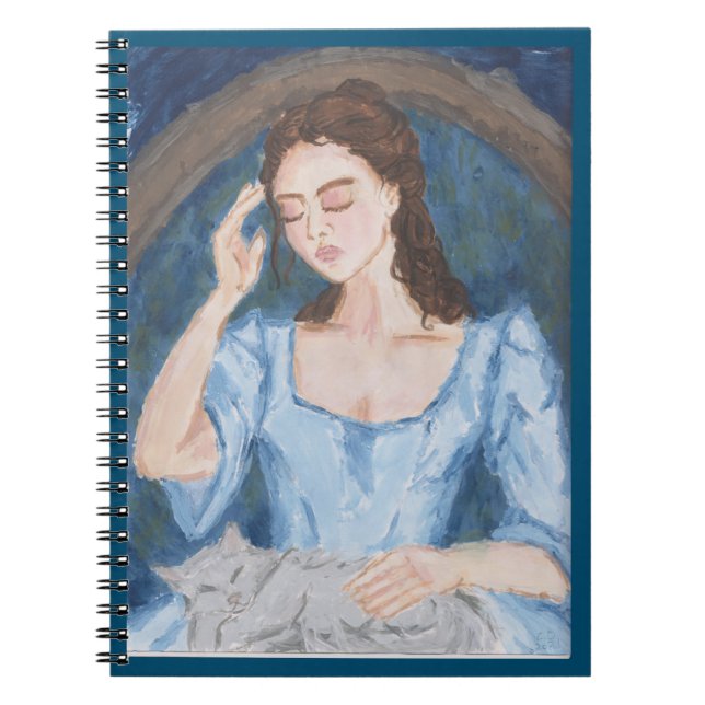 Caderno Espiral Lady Jane e MoggyGrey (Frente)