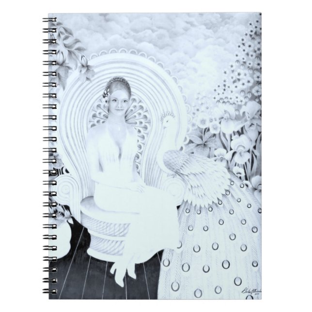 Caderno Espiral lady of Tranquility (Frente)