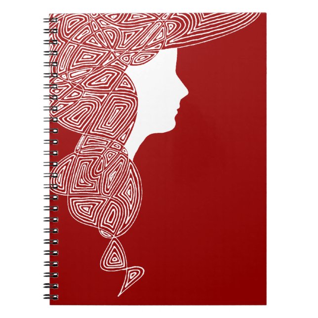 Caderno Espiral Lady Red (Frente)