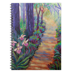 Caderno Espiral Lady Slippers no caminho