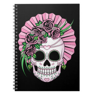 Caderno Espiral Lady Sugar Skull