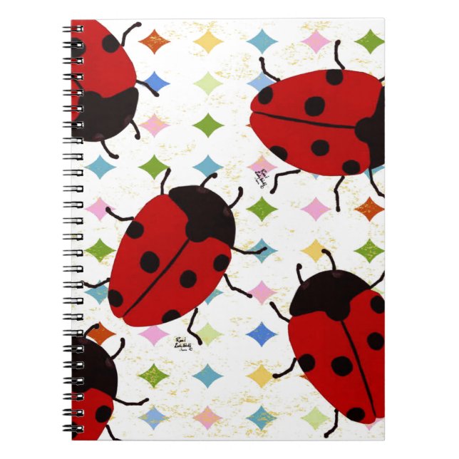 CADERNO ESPIRAL LADYBUGS (Frente)
