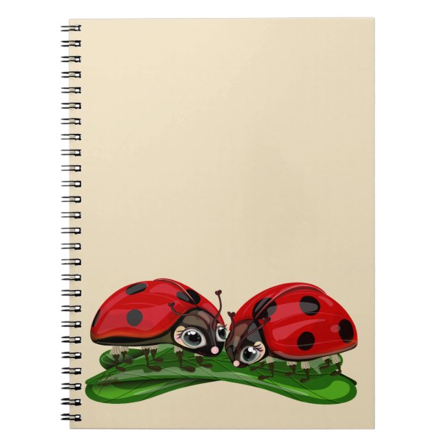 Caderno Espiral Ladybugs  (Frente)