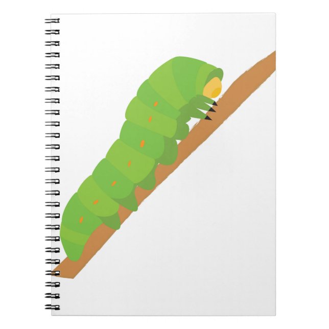 Caderno Espiral Lagarta (Frente)