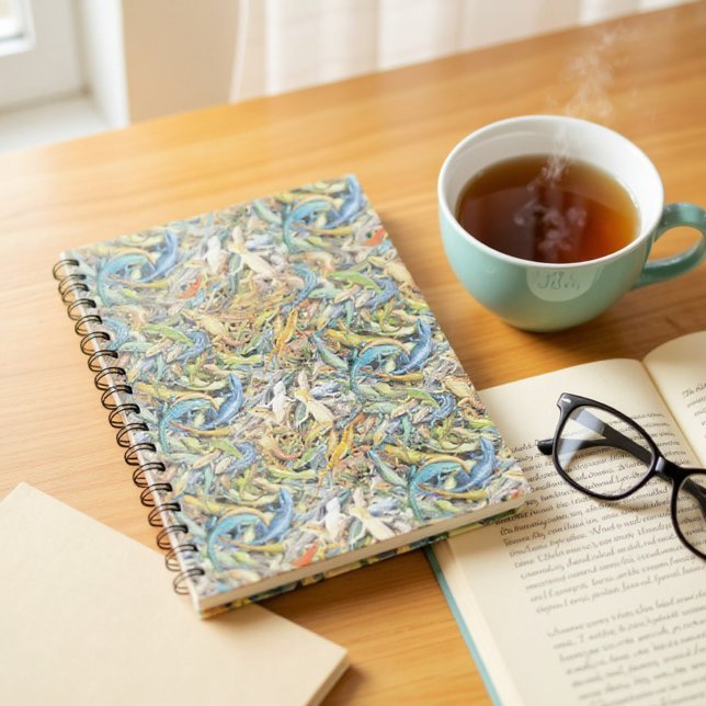 Caderno Espiral lagarto florestal (Criador carregado)