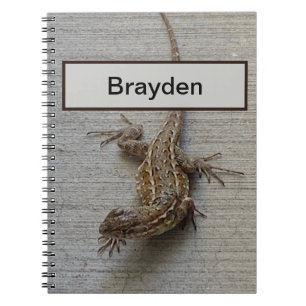 Caderno Espiral Lagarto Selvagem Personalizado