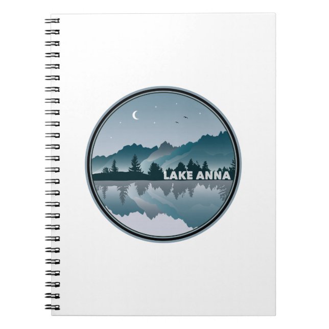 Caderno Espiral Lago Anna Virginia Refletion (Frente)