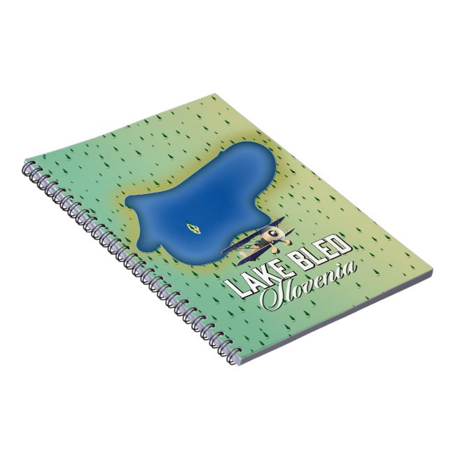 Caderno Espiral Lago Bled Eslovênia (Lado Direito)