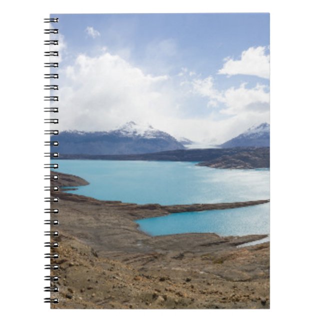 Caderno Espiral Lago Guillermo & geleira de Upsala (Frente)