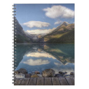 Caderno Espiral Lago Louise ao nascer do sol, Parque Nacional Banf