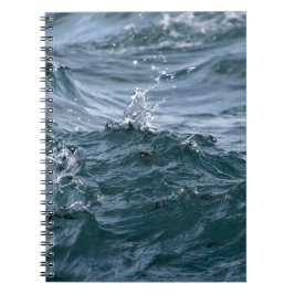 Caderno Espiral Lago Michigan Blue Water