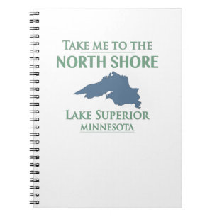 Caderno Espiral Lago Superior North Shore