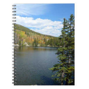 Caderno Espiral Lago Urso no Parque Nacional de Rocky Mountain