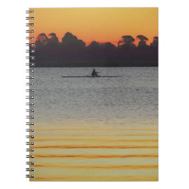 Caderno Espiral Lago Wendouree Calmo Antes do Anoitecer