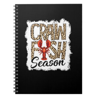 Caderno Espiral Lagosta Sangrada Estação Leopardo Crawfish Boi