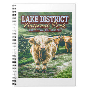 CADERNO ESPIRAL LAKE DISTRICT NATIONAL PARK - CUMBRIA ENGLAND