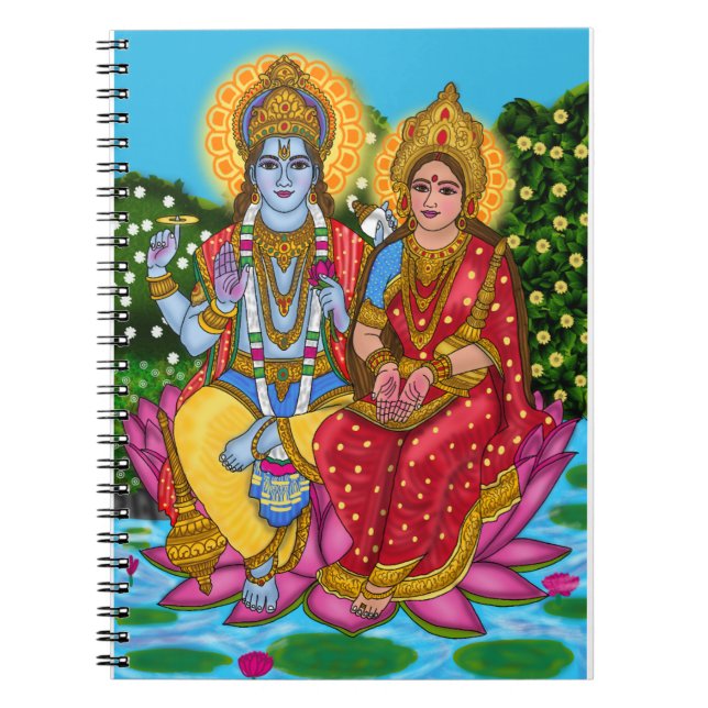 Caderno Espiral Lakshmi Narayan notebook (Frente)