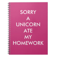 LAMENTO UM UNICORN COMER O MEU Bloco de Notas