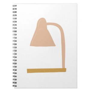 Caderno Espiral Lâmpada de Mesa de Madeira Minimalista Escandinava